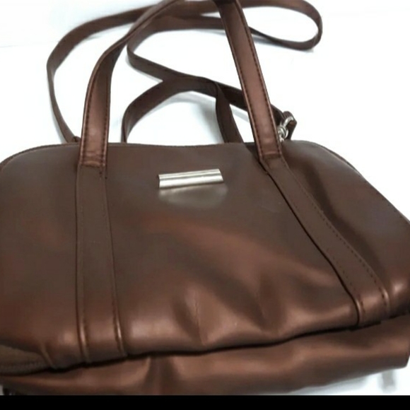 Womens bronze color Kathy Ireland multi compartment purse Bag - Picture 5 of 8